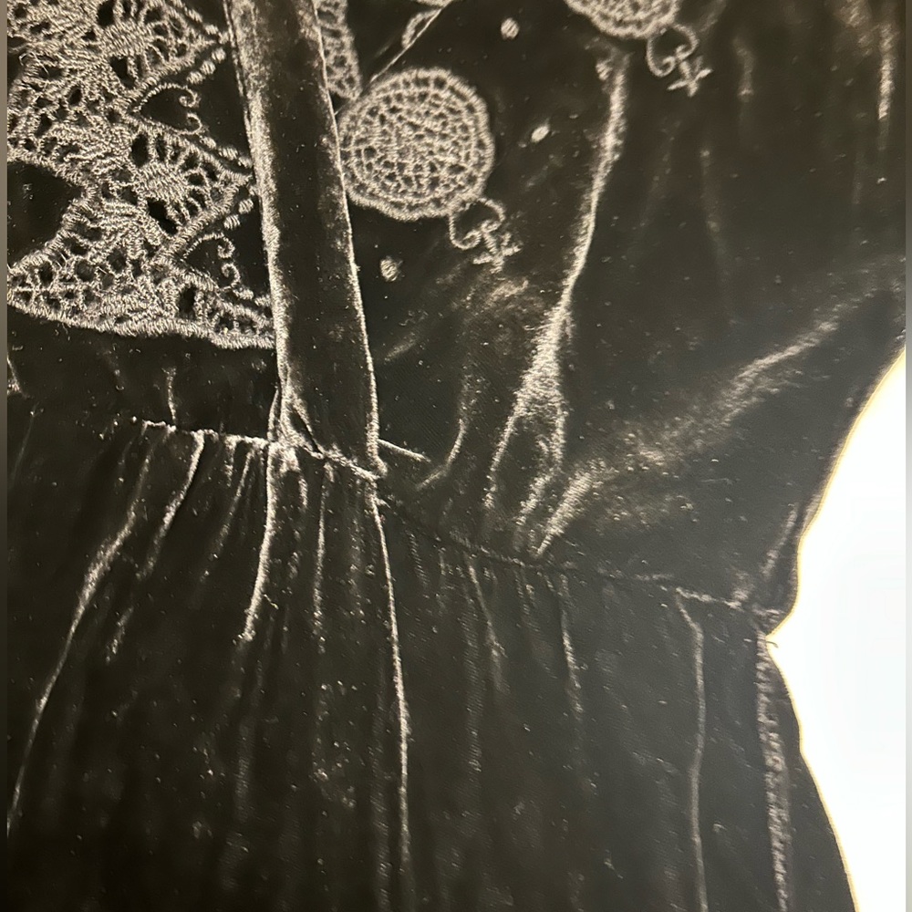 JOHNNY WAS ‘Coco’ 100% Silk Velvet Wrap Dress - Picture 9 of 16